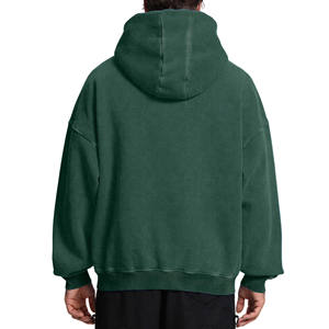 เสื้อสเวตเชิ้ตมีฮู้ดแบบซิปสองหัวสำหรับผู้ชาย360กรัมแจ็คเก็ตแบบมีฮู้ด100% ผ้าฝ้ายสำหรับหน้าหนาว - Product Image 6