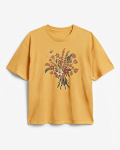 Camiseta de Manga Corta para Mujer, Tallas Grandes, Casual, Verano, Colores Sólidos, Logotipo Personalizado, Cuello Redondo, Ligera, de Alta Calidad y Venta Caliente - Product Image 1