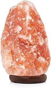 Base en bois sculptée à la main lampe au sel rose de l'Himalaya naturel Floral pakistanais fabriqué maison Accent Art romantique décor à la maison - Product Image 5