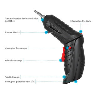 Set Trapano Avvitatore Elettrico Senza Fili 3.6V, 47 Pezzi, Mini Utensile Manuale per Uso Fai-da-Te e Industriale - Product Image 3