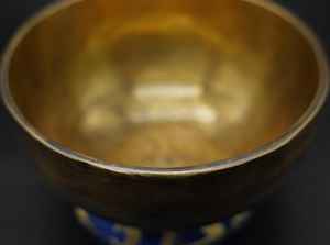 Bol chantant pleine lune fait à la main pour la guérison par le son outil d'équilibrage de chakra de méditation authentique - Product Image 4