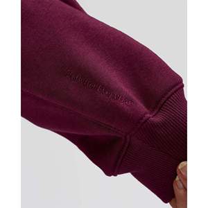 Go-To Oversized Hoodie in Cherry Lacquer-Anti-Wrinkle Knitted Fabric - Product Image 4