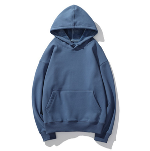 เสื้อมีฮู้ดแบบสวมหัวสีล้วนแบบพรีเมียมเสื้อทำจากผ้าฝ้ายโพลีเอสเตอร์คุณภาพสูงผ้าโพลีเอสเตอร์ผ้าโมคิวต่ำเสื้อแฟชั่นพิมพ์ลายหน้าจอย้อมสีล้วนๆสำหรับฤดูหนาว XS - Product Image 2