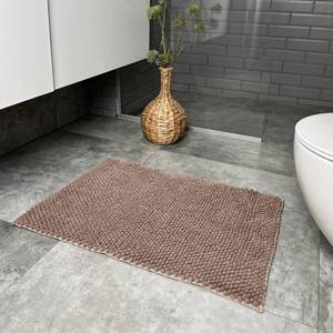 พรมห้องน้ำไมโครไฟเบอร์ลายสับปะรดโกโก้กันลื่นซักได้ 50x50 ซม. - Product Image 3