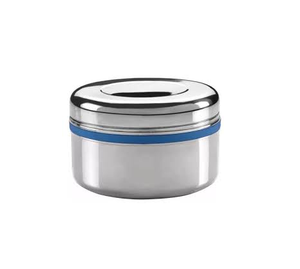 Vente en gros de boîte à chapati en acier Boîte à nourriture sûre Déjeuner en acier inoxydable Fête de mariage Conception faite à la main Artisanat naturel - Product Image 3