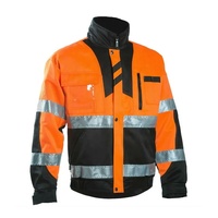 Veste de sécurité réfléchissante imperméable de classe 2 ANSI haute visibilité pour les travailleurs du bâtiment et des routes avec logo personnalisé - Prix réduit