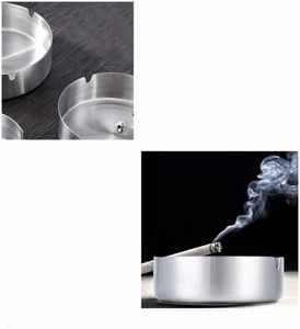 High Quality <b>Custom</b> logo Printed Stainless Steel Ashtray - Product Image 2