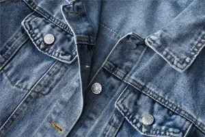 Layers Denim Jacket Women Lightweight Casual Piece Providing Stylish All Season Options For <b>Smart</b> Layered Outfits - Product Image 4