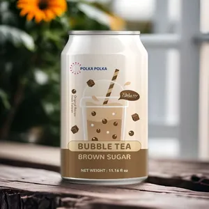 Thé au lait classique avec sucre brun Boba ingrédients préemballés pour le thé à bulles de marque privée personnalisée - Product Image 3
