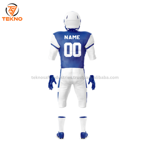 Uniforme de fútbol americano para hombre, de secado rápido, de alta calidad, jersey de equipo deportivo con pantalones, conjuntos para adultos, OEM - Product Image 2