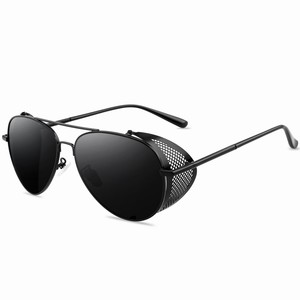 2026 Vintage Punk Sunglasses Men Metal Mirror Sun Glasses for Men Women Retro Personality <b>Eyewear</b> Eyeglass - Product Image 4
