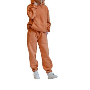 Ensemble de survêtement unisexe pour homme, style streetwear d'hiver, sweat à capuche et pantalon de jogging, sweat à capuche surdimensionné, 100% coton, impression personnalisée - Product Image 1