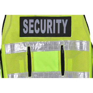 Venta al por mayor de chaleco de seguridad de alta visibilidad con cremallera logotipo personalizado ropa de trabajo de seguridad Chaleco de trabajo - Product Image 3