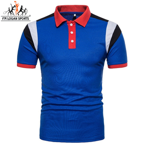 Polos de bonne qualité pour hommes, de couleur unie, personnalisés, avec votre propre Logo au Design, FM LOGAN SPORTS - Product Image 5