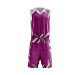 Ensemble de shorts de basket-ball personnalisés de style rétro authentique, look vintage, uniforme de basket-ball d'équipe, impression de couleurs personnalisées, respirant - Product Image 1