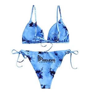 ชุดว่ายน้ำผู้หญิงแบบสองชิ้น บิกินี่ ผ้าไนลอนผสมสแปนเด็กซ์ ยืดหยุ่น แห้งเร็ว ชุดชายหาด ชุดว่ายน้ำสำหรับฤดูร้อน ราคาขายส่ง - Product Image 1