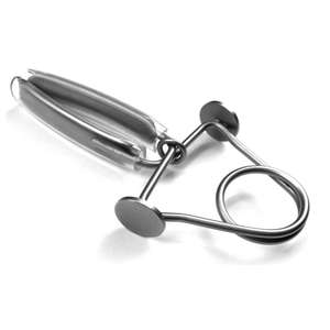 Pinzas para agarrar el pene Strauss de acero inoxidable de 11cm de alta calidad, recién llegado, instrumentos quirúrgicos de Urología, abrazadera de Metal para pene Masculino - Product Image 1