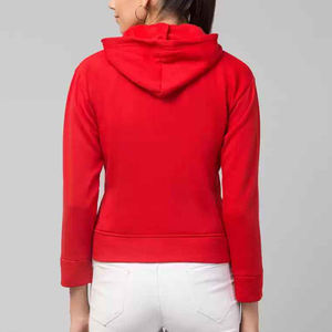 Sudadera con capucha vintage bordada con logotipo personalizado para mujer para la temporada de invierno - Product Image 5