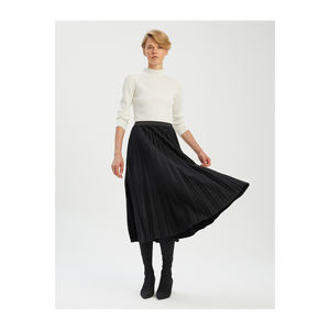 BGN Women's Viscose Blend Pleated <b>Skirt</b> Turkey W24S256 - Product Image 1