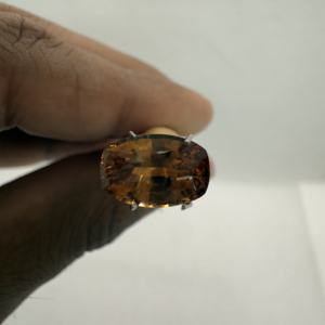 Superb Quality Natural Brownish Orange Zircon Cushion Faceted Cut High Grade Sri Lankan <b>Loose</b> <b>Gemstone</b> Natural Stone - Product Image 4