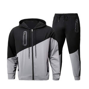 Survêtement ultra léger pour hommes, jogging respirant, tenue de fitness, tenue de course, vêtements de sport décontractés en deux pièces - Product Image 1