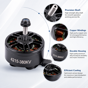 Motor sin Escobillas 4215 380KV para Drones FPV, Alto Torque, Bajo Calor, Larga Duración, Ligero, para UAV Multirrotor, Fabricante OEM ODM - Product Image 3