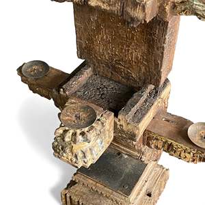 เชิงเทียนไม้ ดีไซน์หรูหรา สำหรับตกแต่งบ้านและงานแต่งงาน เหมาะสำหรับคริสต์มาส อีสเตอร์ และโอกาสพิเศษ - Product Image 4