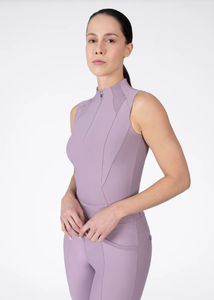 Vêtement de base pour l'équitation pour femmes en gros, tissu performant, sans manches, respirant, haut d'équitation équestre - Product Image 5