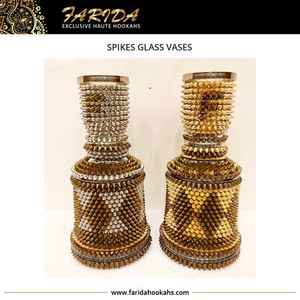 2024 jarrones de cristal Shisha egipcios hechos a mano de lujo, accesorios coloridos de alta calidad, fabricante de cachimbas de laca con picos, venta al por mayor - Product Image 5