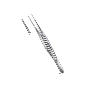 Fórceps de apósito Semken de la mejor marca, 1X2 dientes, herramientas de disección Manual de acero inoxidable de alta calidad, fórceps quirúrgicos superiores - Product Image 2