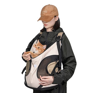 Ransel hewan peliharaan dapat disesuaikan langsung dari pabrik, pembawa hewan peliharaan yang disetujui maskapai besar, tas perjalanan anjing & kucing nyaman berventilasi - Product Image 1