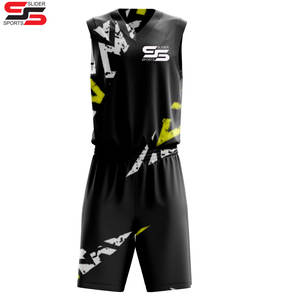 Maillot de basket-ball d'été de haute qualité pour enfants ensemble de vêtements de sport sans manches ensemble de basket-ball pour hommes et enfants avec logo personnalisé - Product Image 4