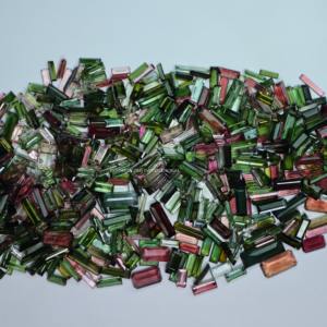 Lot de pierres précieuses en forme de baguette multi-tourmaline naturelle polie pour la fabrication de bijoux - Product Image 3