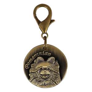 Fournisseur en gros d'étiquette d'identification personnalisée en laiton pour chien et chat 35mm rond Inde Fabricant Produit promotionnel pour animaux de compagnie - Product Image 3