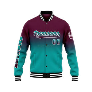 Veste universitaire personnalisée pour événement Giveaway col montant avec broderie sur le devant décoration MCACVJ-144 marchandise promotionnelle - Product Image 2