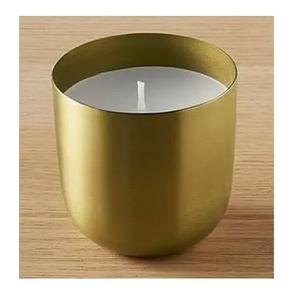 Tarro de vela redondo de Metal decorativo para el hogar con tapa Acabado en oro rosa para vajilla y tarro de vela de decoración navideña - Product Image 5