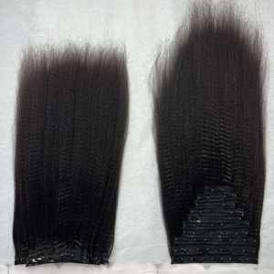 Extensiones de cabello crudo vietnamita clip de alta calidad en precio al por mayor todos los colores disponibles doble dibujado - Product Image 2