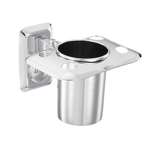 <b>Wall</b> Mounted Toothbrush Toothpaste <b>Storage</b> Holder Custom logo Holder for Multiple Brushes - Product Image 1