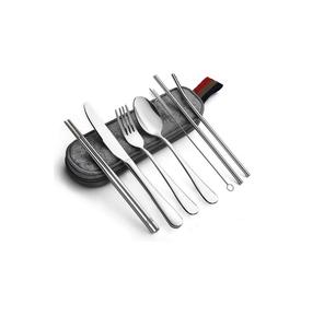 Ensemble de couverts en métal de conception moderne de taille personnalisée, capacité de 10 ml avec polissage miroir, produit de couverts en métal de bonne qualité - Product Image 4