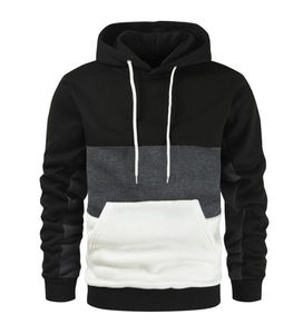 Wholesale Mens Pullover Hoodie Drawstring <b>Hooded</b> Pocket Design Custom Color Pullover Hoodie Manufacturer - Product Image 1
