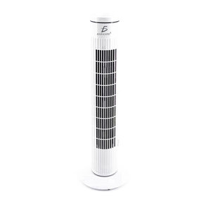 76cm Electric Tower Fan with 3 Speeds and 90 Degree Rotation <b>Remote</b> Control US <b>Plug</b> for Hotel Air Cooling Box Installation - Product Image 2