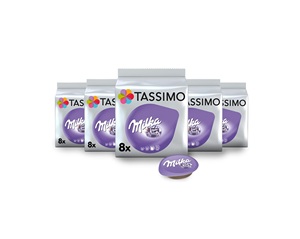 Cápsulas de Chocolate Caliente Tassimo Milka x8 (Paquete de 5, Total 40 Bebidas) - Product Image 4