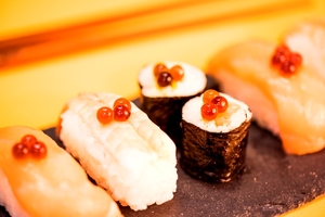 Perlas de salsa de soja sperika, tarro de vidrio de 365g, 12 oz, salsa Kikkoman, adorno de sushi, ensaladas - Product Image 3