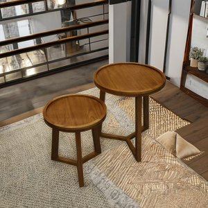 โต๊ะกาแฟไม้สไตล์มิดเซ็นจูรี่โมเดิร์น ดัลลัส เคลื่อนย้ายได้และใช้งานได้หลากหลาย ตกแต่งบ้าน เฟอร์นิเจอร์สำหรับห้องนั่งเล่น - Product Image 6