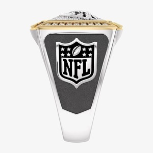 Philadelphia Eagles Championship Ring Totalmente personalizado Hombres Classic Two Tone Custom High School Collage Class Sterling Silver - Product Image 3