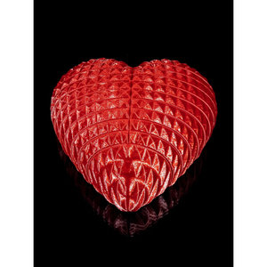 Portagioie a forma di cuore aperto elegante confezione regalo per pezzi preziosi - Product Image 5