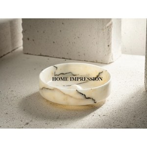 Authentique nouvelle résine marbre Look Luxe Home Decor Saladier & Kitchen Tools Food Safe Accessories Supplies by Home Impression - Product Image 2