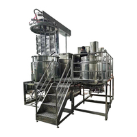 Homogénéisateur émulsifiant mélangeur industriel hydraulique à vide 300L avec pompe moteur automatique à cisaillement élevé 380V pour crème cosmétique