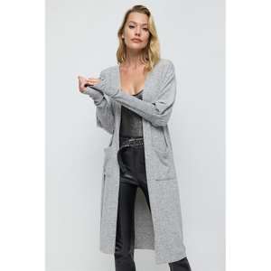 Casual <b>Crocheted</b> Knitted Crew Neck Cap Sleeves <b>Cardigan</b> Viscose/Polyester Fabric for Spring Summer Autumn Seasons Mega Merchant - Product Image 3