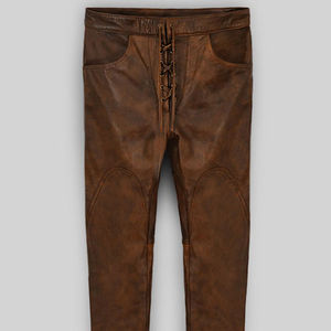 Pantalons en cuir pour hommes de dernière conception de qualité supérieure Vente en gros Concevez votre propre logo Vêtements chics Pantalons en cuir pour hommes de nouvelle mode - Product Image 6